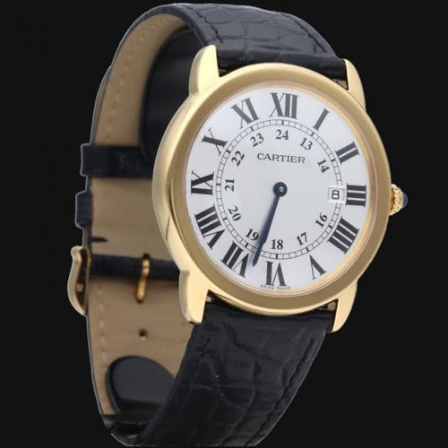 Montre Cartier Ronde Solo - Montre 36 mm en or jaune et acier 58 Facettes MT44426
