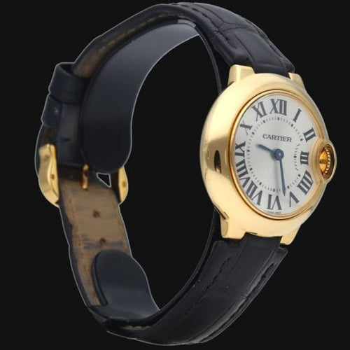 Montre Cartier Ballon Bleu - Montre femme 28 mm en or jaune, quartz 58 Facettes MT44390