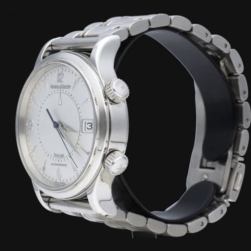 Montre Jaeger-LeCoultre Master Réveil - Montre automatique homme 41 mm en acier 58 Facettes MT44731