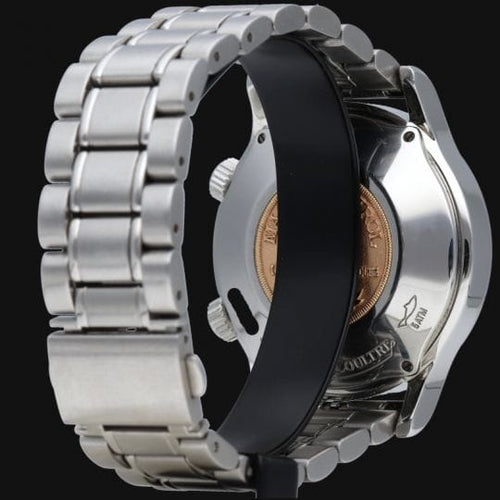 Montre Jaeger-LeCoultre Master Réveil - Montre automatique homme 41 mm en acier 58 Facettes MT44731