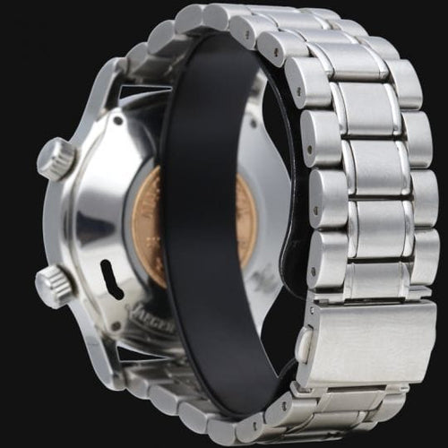 Montre Jaeger-LeCoultre Master Réveil - Montre automatique homme 41 mm en acier 58 Facettes MT44731