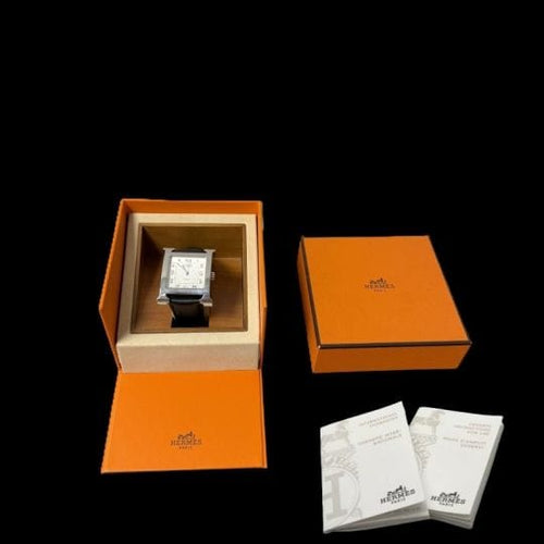 Montre Hermès Heure H - Montre en acier 32 x 32 mm 58 Facettes MT44644