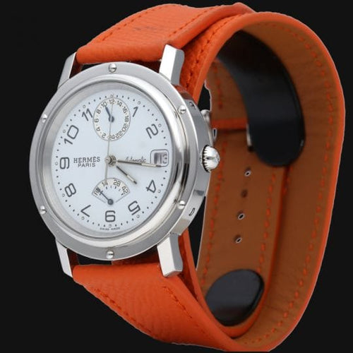 Montre Hermès Clipper - Montre automatique acier 36 mm 58 Facettes MT44634