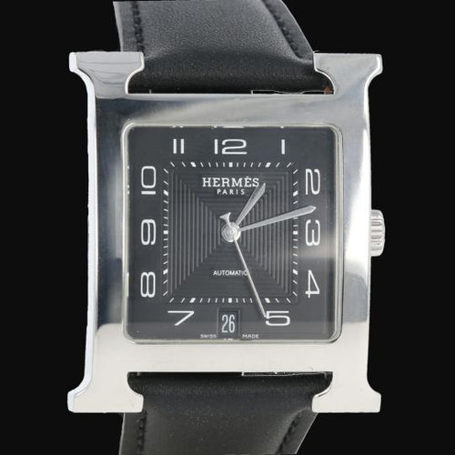 Montre Hermès Heure H - Montre en acier 32 x 32 mm 58 Facettes MT44642