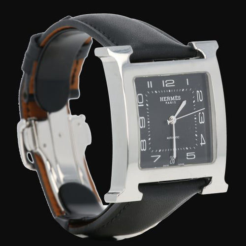 Montre Hermès Heure H - Montre en acier 32 x 32 mm 58 Facettes MT44642