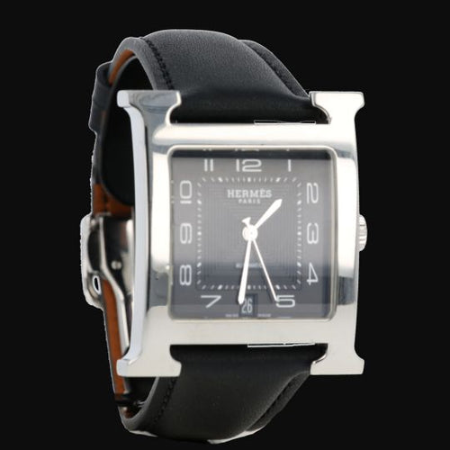 Montre Hermès Heure H - Montre en acier 32 x 32 mm 58 Facettes MT44642
