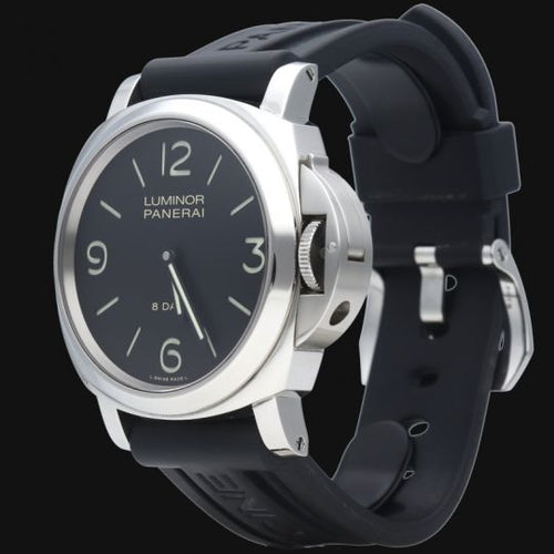Montre Panerai Luminor Base 8 Days - Montre homme en acier 44 mm 58 Facettes MT44607