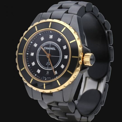 Montre Chanel J12 - Montre femme quartz en céramique noire 33 mm 58 Facettes MT44668