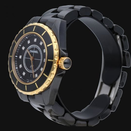 Montre Chanel J12 - Montre femme quartz en céramique noire 33 mm 58 Facettes MT44668
