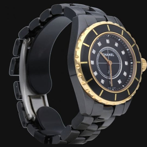 Montre Chanel J12 - Montre femme quartz en céramique noire 33 mm 58 Facettes MT44668