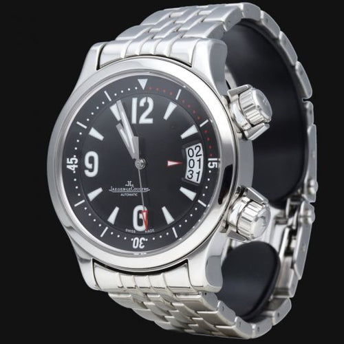 Montre Jaeger-LeCoultre Master Compressor - Montre automatique en acier 37 mm 58 Facettes MT44737
