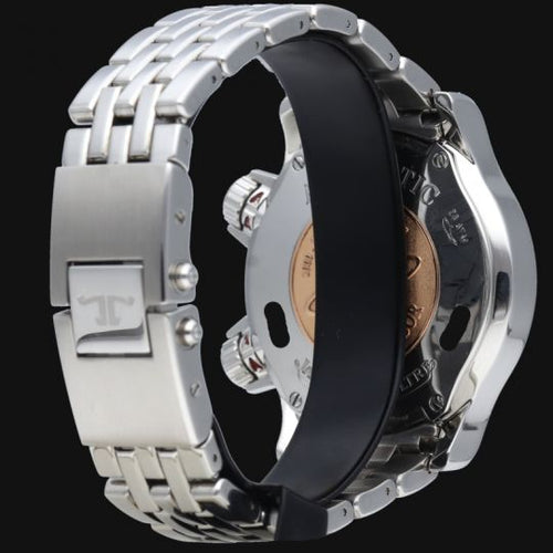 Montre Jaeger-LeCoultre Master Compressor - Montre automatique en acier 37 mm 58 Facettes MT44737