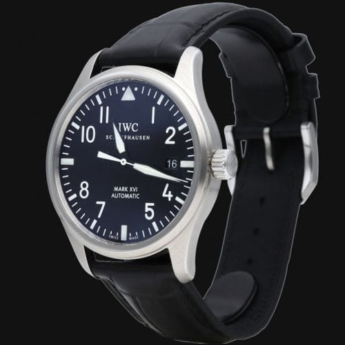 Montre IWC Pilot Mark XVI - Montre homme automatique en acier 58 Facettes MT43606