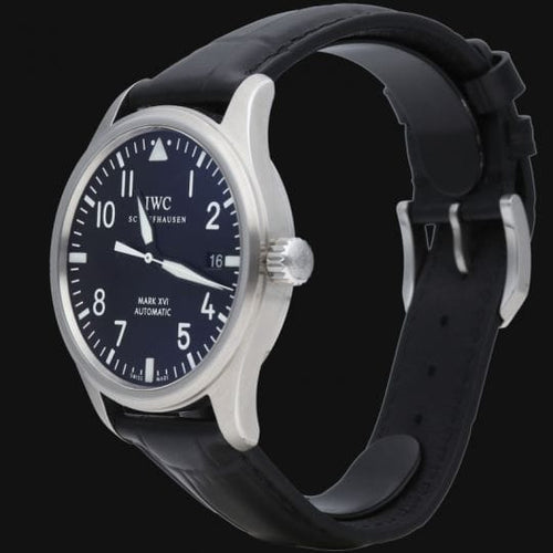 Montre IWC Pilot Mark XVI - Montre homme automatique en acier 58 Facettes MT43606