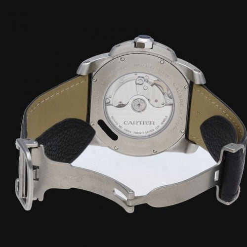 Montre Cartier Calibre de Cartier - Montre automatique homme 42 mm acier 58 Facettes MT44440