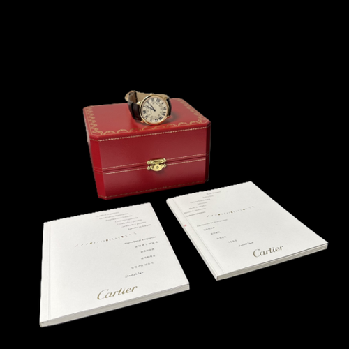 Montre Cartier Ronde Louis de Cartier - Montre homme en or rose 36 mm 58 Facettes MT44445