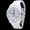 Montre Chanel J12 - Montre chronographe automatique en céramique blanche 58 Facettes MT44647