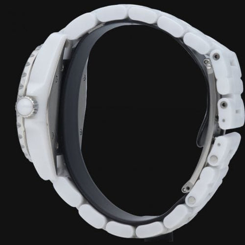 Montre Chanel J12 - Montre femme 33 mm en céramique blanche 58 Facettes MT44655