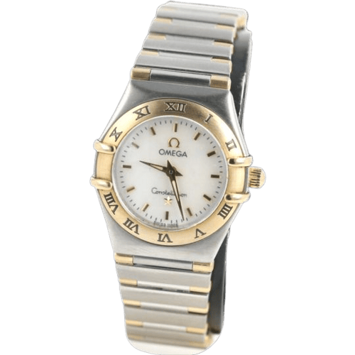 Montre Omega Constellation - Montre quartz femme 23 mm or jaune et acier 58 Facettes MT43904