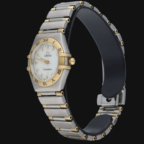 Montre Omega Constellation - Montre quartz femme 23 mm or jaune et acier 58 Facettes MT43904