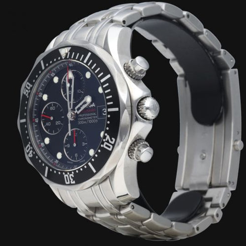 Montre Omega Seamaster Diver 300M - Montre chronographe automatique en acier 58 Facettes MT44674