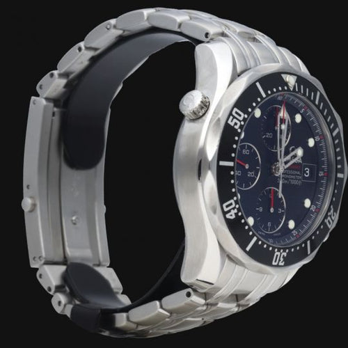 Montre Omega Seamaster Diver 300M - Montre chronographe automatique en acier 58 Facettes MT44674
