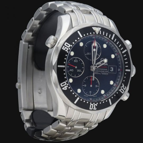 Montre Omega Seamaster Diver 300M - Montre chronographe automatique en acier 58 Facettes MT44674