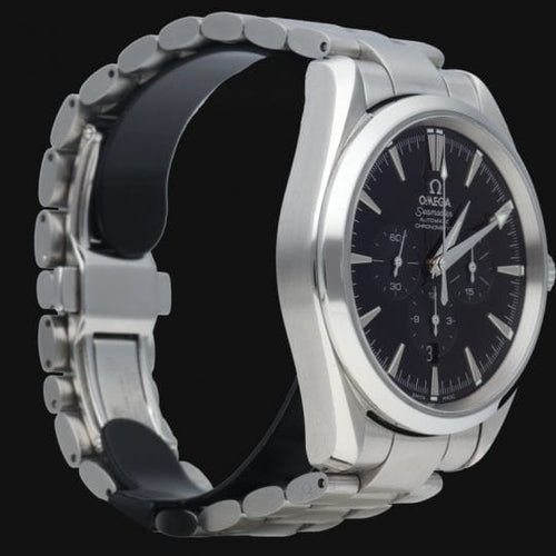 Montre Omega Seamaster Aqua Terra - Montre chronographe automatique homme 42 mm acier 58 Facettes MT44710