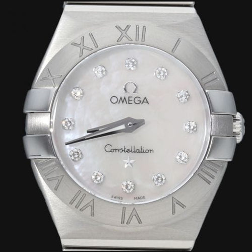 Montre Omega Constellation - Montre femme quartz 24 mm en acier 58 Facettes MT41331