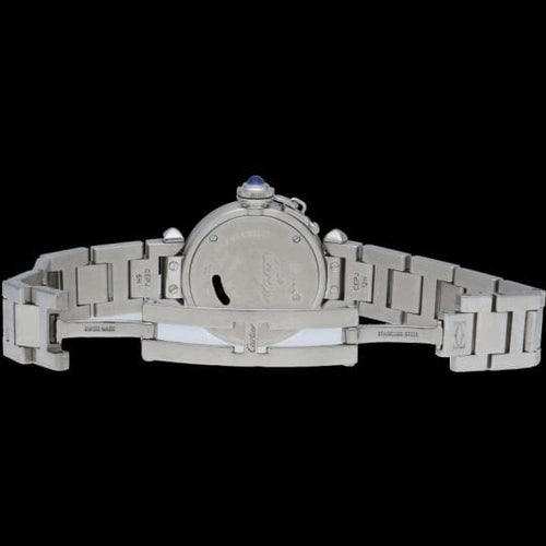 Montre Cartier Pasha - Montre à quartz en acier 27 mm 58 Facettes MT42516