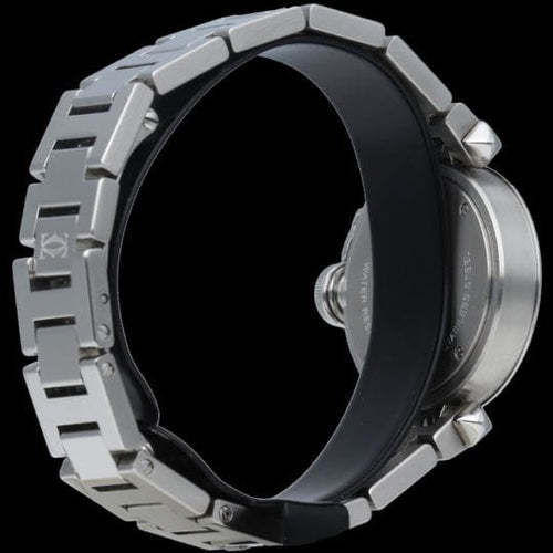 Montre Cartier Pasha - Montre à quartz en acier 27 mm 58 Facettes MT42516