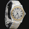 Montre Cartier Santos Galbée - Montre ronde femme quartz en or jaune et acier 58 Facettes MT42748