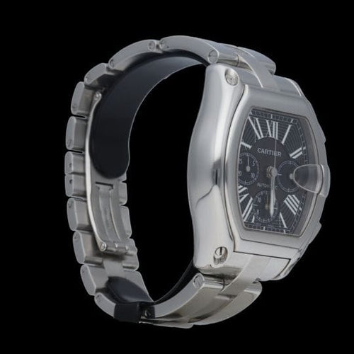 Montre Cartier Roadster XL - Montre chronographe automatique en acier 58 Facettes MT40095