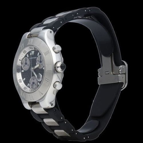 Montre Cartier Must 21 Chronoscaph - Montre quartz acier 38 mm 58 Facettes MT40339