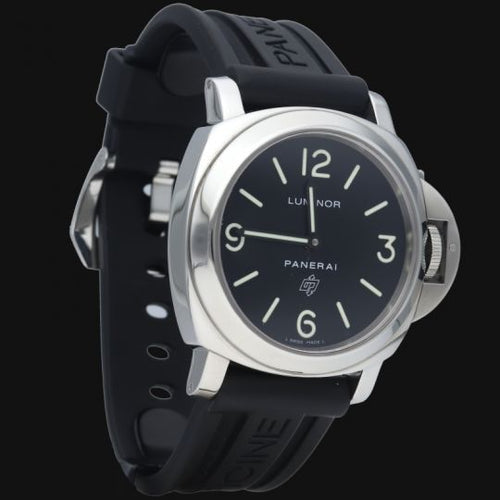 Montre Panerai Luminor Base Logo - Montre homme en acier 44 mm 58 Facettes MT40367