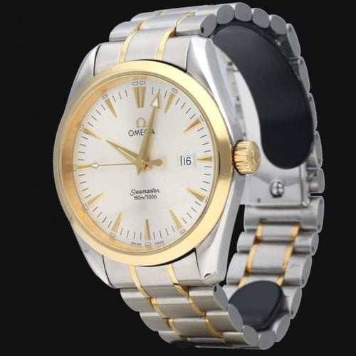 Montre Omega Seamaster Aqua Terra - Montre homme quartz or jaune et acier 58 Facettes MT40511