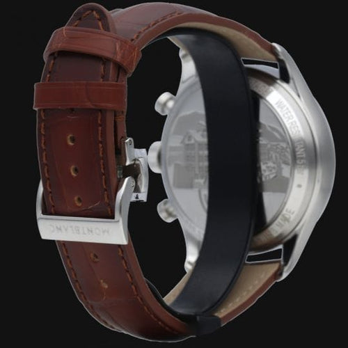 Montre Montblanc Heritage Chronométrie - Montre chronographe automatique homme 41 mm 58 Facettes MT40148
