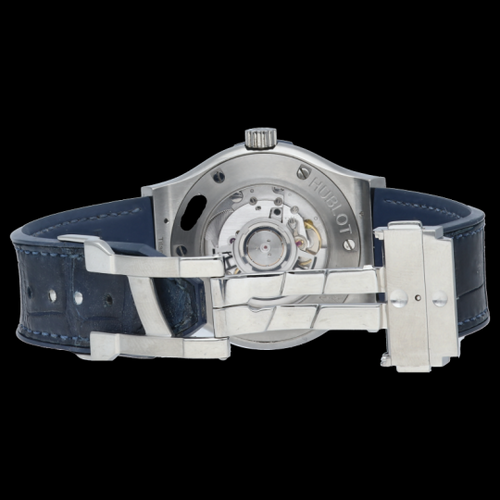 Montre Hublot Classic Fusion - Montre homme 42 mm titane cadran bleu 58 Facettes MT40735