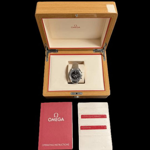 Montre Omega Speedmaster Broad Arrow - Montre chronographe automatique en acier 42 mm 58 Facettes MT40878