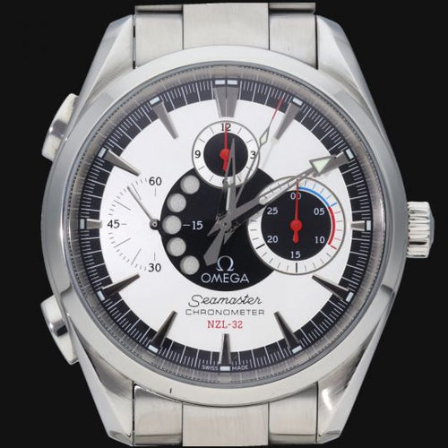 Montre Omega Seamaster Aqua Terra NZL-32 Regata - Montre automatique homme 42 mm acier 58 Facettes MT40654
