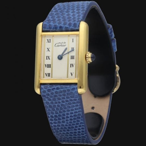 Montre Cartier Tank - Montre vermeil à quartz 58 Facettes MT41380