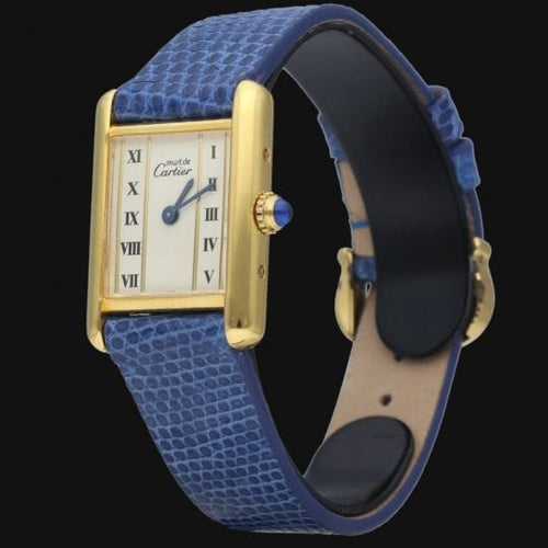 Montre Cartier Tank - Montre vermeil à quartz 58 Facettes MT41380