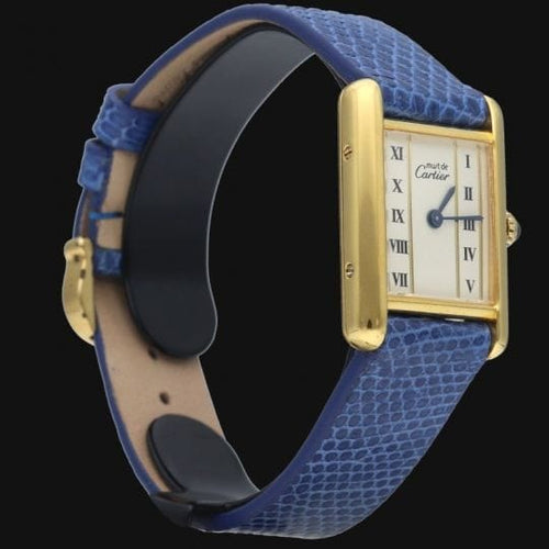 Montre Cartier Tank - Montre vermeil à quartz 58 Facettes MT41380