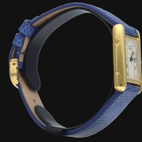 Montre Cartier Tank - Montre vermeil à quartz 58 Facettes MT41380