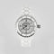 Montre CHANEL- J12 - Montre en céramique blanche. 58 Facettes 250278