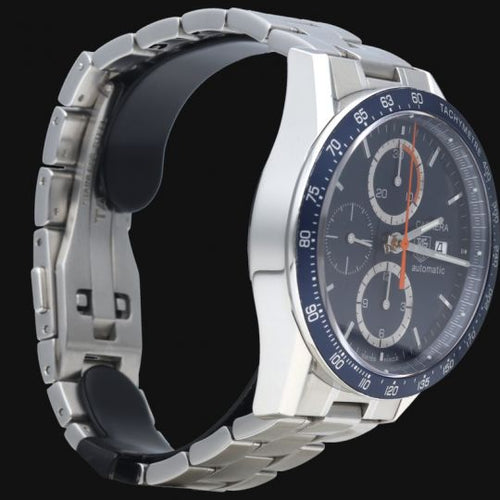 Montre TAG Heuer Carrera Calibre 16 - Montre chronographe en acier 41 mm 58 Facettes MT40676