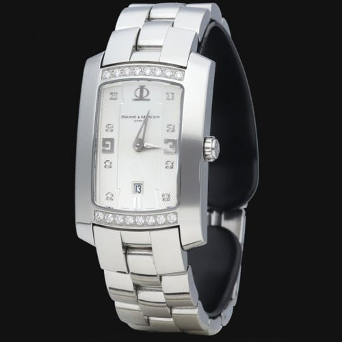 Montre Baume & Mercier Hampton - Montre femme en acier à quartz 58 Facettes MT41143