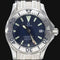 Montre Omega Seamaster Diver 300M - Montre femme en acier, cadran bleu 58 Facettes MT41050