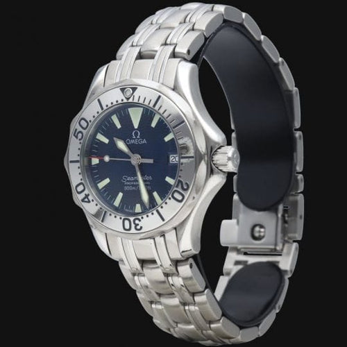 Montre Omega Seamaster Diver 300M - Montre femme en acier, cadran bleu 58 Facettes MT41050