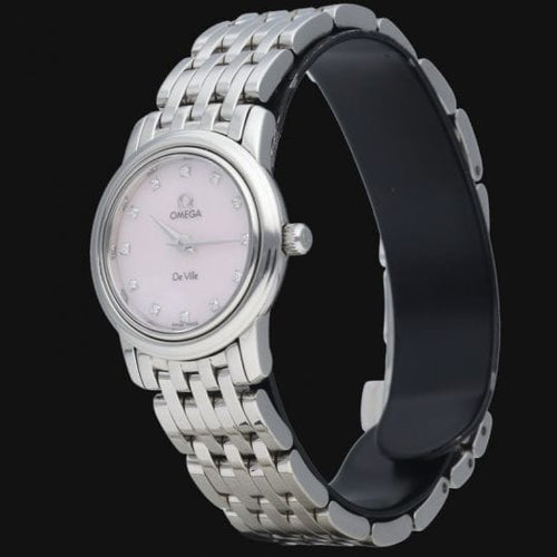 Montre Omega De Ville Prestige - Montre femme quartz en acier, cadran nacré 58 Facettes MT41069